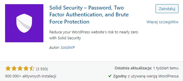 Wtyczka WordPress pozwalająca dodać dwuetapową weryfikację